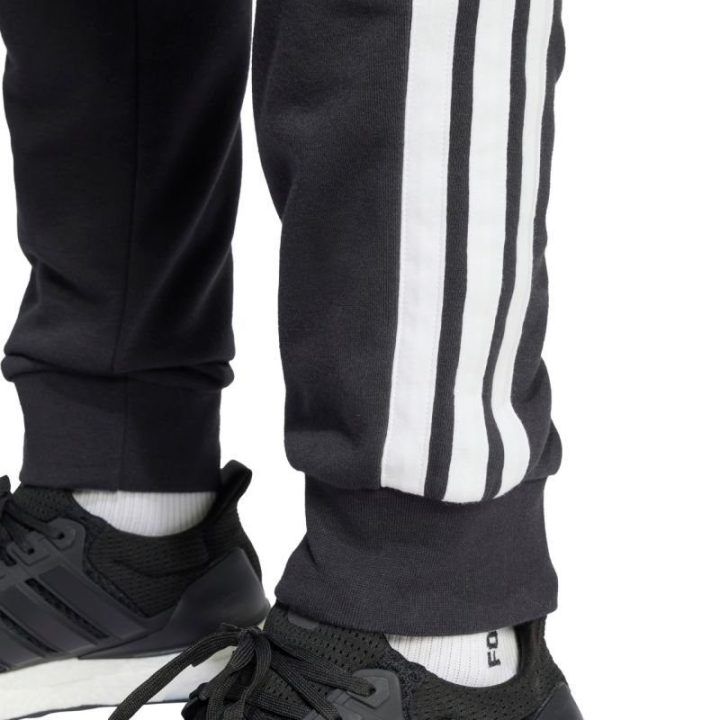 Vyriškos sportinės kelnės adidas Essential 3-Stripes, juodos