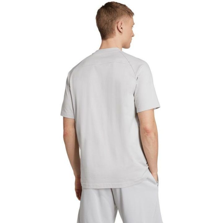 Vyriški medvilniniai marškinėliai adidas Tiro 25 Tee Travel, pilki