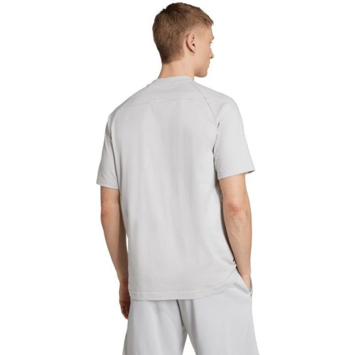 Vyriški medvilniniai marškinėliai adidas Tiro 25 Tee Travel, pilki