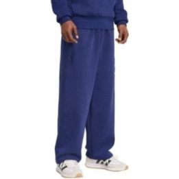 Vyriškos medvilninės kelnės adidas Collegiate, tamsiai mėlynos
