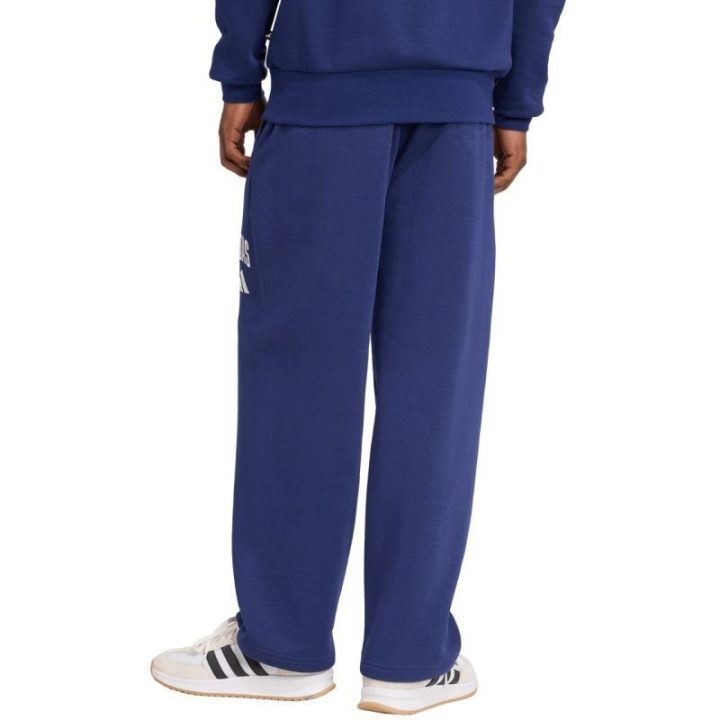 Vyriškos medvilninės kelnės adidas Collegiate, tamsiai mėlynos