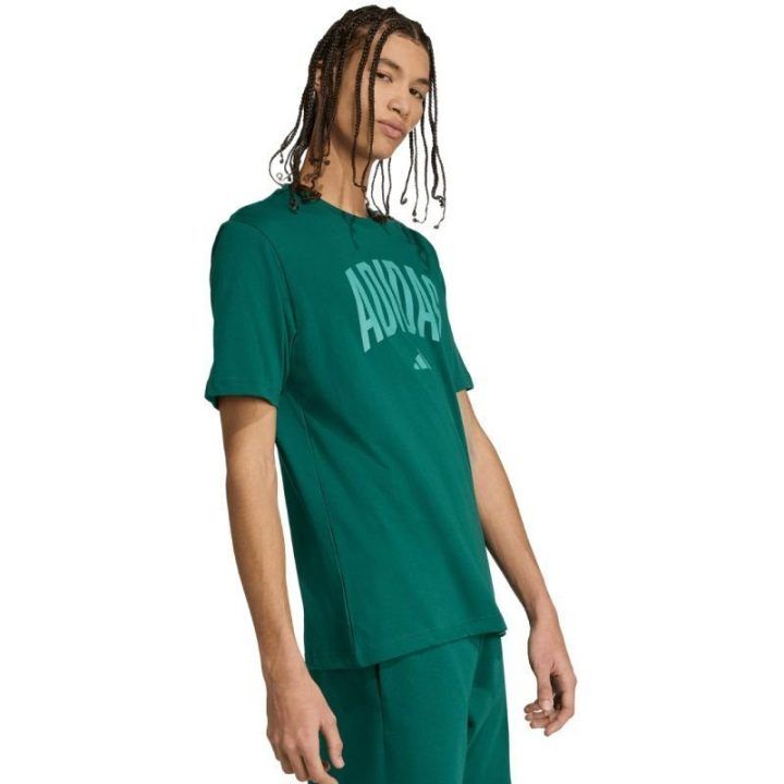 Vyriški marškinėliai adidas Collegiate Lineage Graphic, žali