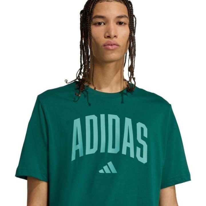 Vyriški marškinėliai adidas Collegiate Lineage Graphic, žali