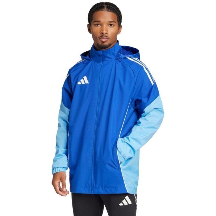 Vyriška striukė adidas Tiro 25 Competition All-Weather, mėlyna