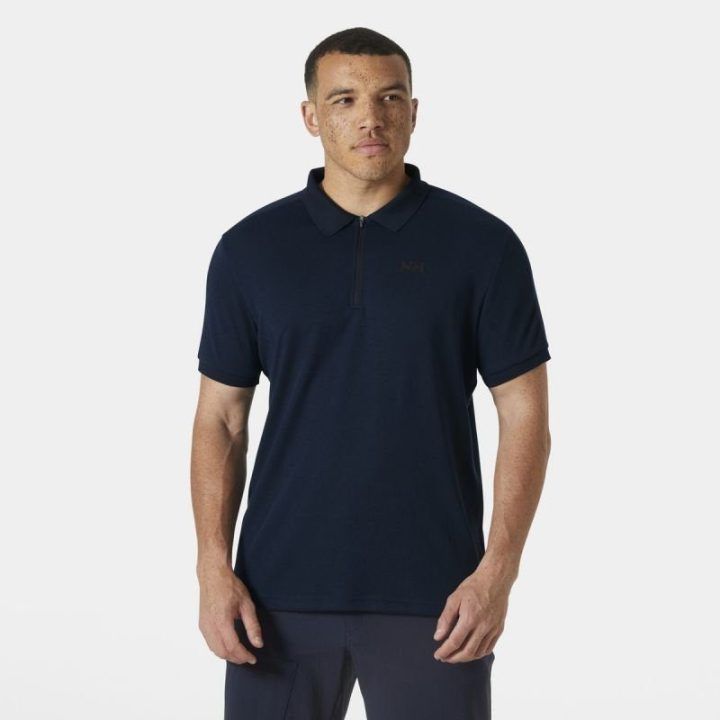 Vyriški polo marškinėliai su pusiniu užtrauktuku Helly Hansen HP