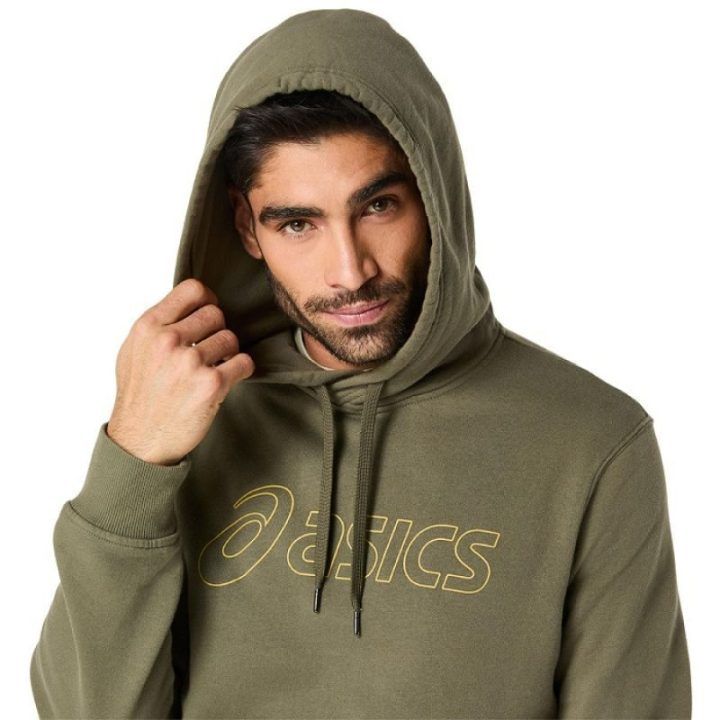 Vyriškas medvilninis džemperis su gobtuvu ASICS Logo OTH