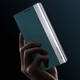 Sleep Case Pro dėklas Samsung Galaxy S23+ su atlenkiamuoju dangteliu, juodas