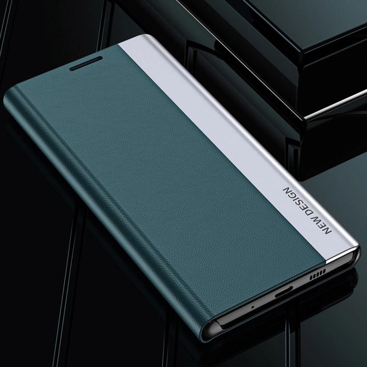 Sleep Case Pro dėklas Samsung Galaxy S23+ su atlenkiamuoju dangteliu, juodas