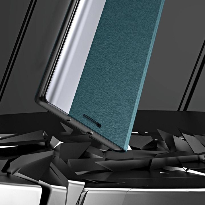 Sleep Case Pro dėklas Samsung Galaxy S23+ su atlenkiamuoju dangteliu, juodas