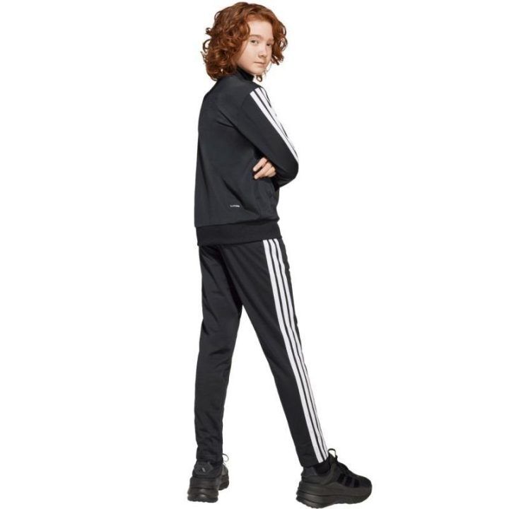 Vaikiškas sportinis kostiumas adidas Tiberio, juodas, raudonas ir baltas