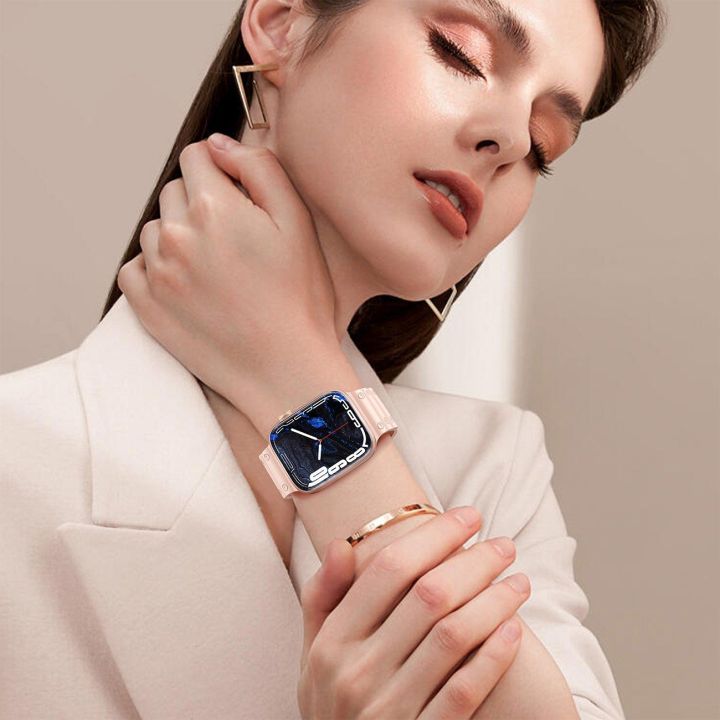 Dirželis triguba apsauga Apple Watch SE , 9, 8, 7, 6, 5, 4, 3, 2, 1 (41, 40, 38 mm) Dirželio apyrankė juoda