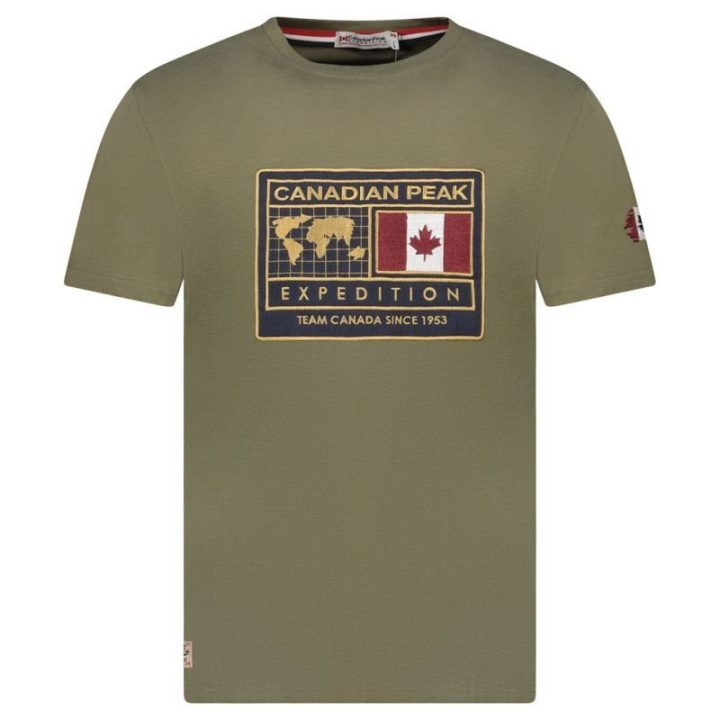 Vyriški marškinėliai Canadian Peak Jofoteneak, chaki