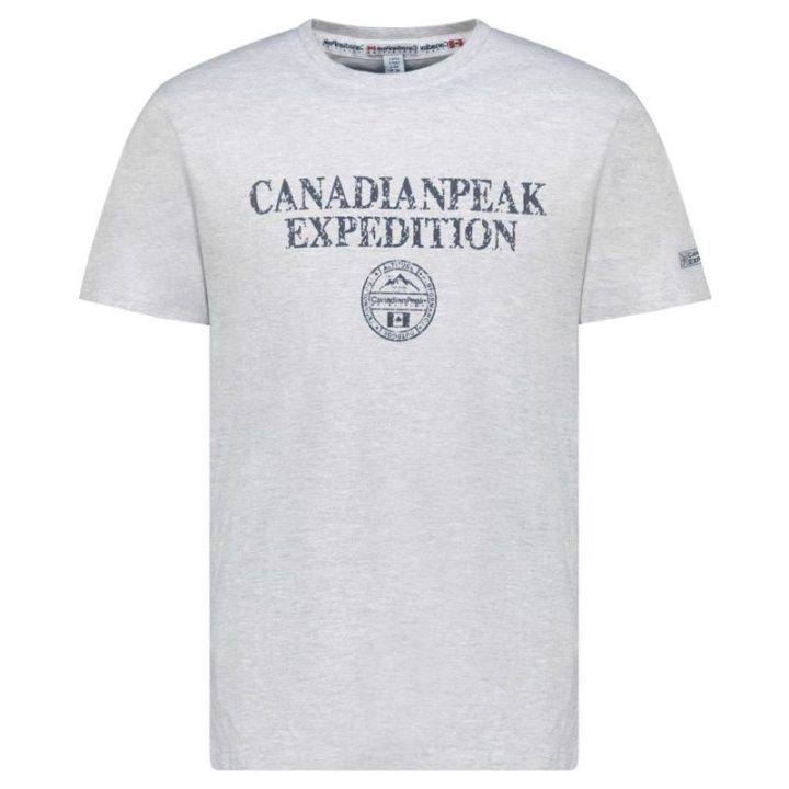 Vyriški marškinėliai Canadian Peak, pilki melanžiniai