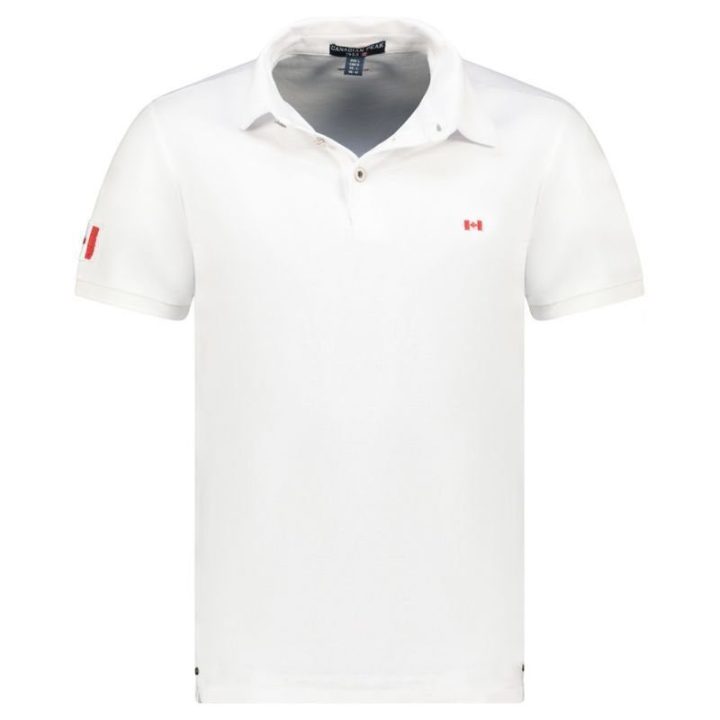 Vyriški polo marškinėliai Canadian Peak KARSEAK, balti