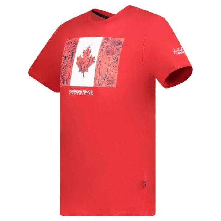 Vyriški marškinėliai Canadian Peak JPALMEAK, raudoni