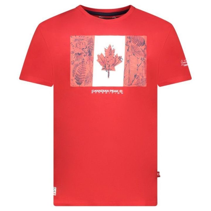 Vyriški marškinėliai Canadian Peak JPALMEAK, raudoni