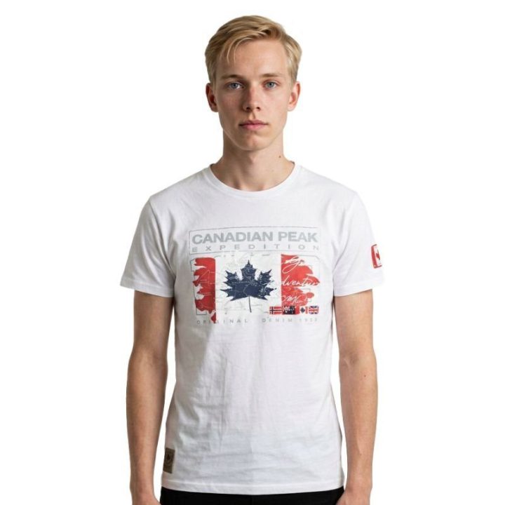 Vyriški marškinėliai Canadian Peak JRUSTYEAK, balti