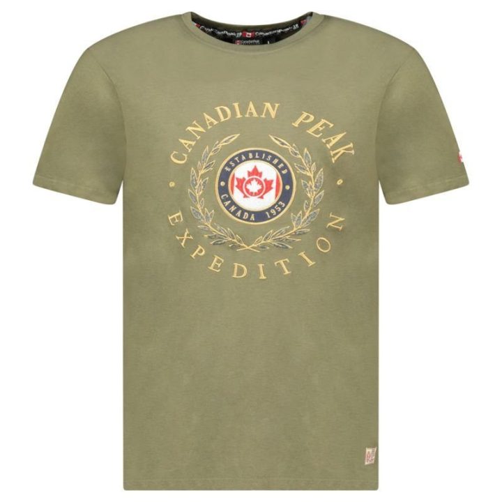 Vyriški marškinėliai Canadian Peak Jigereak, chaki