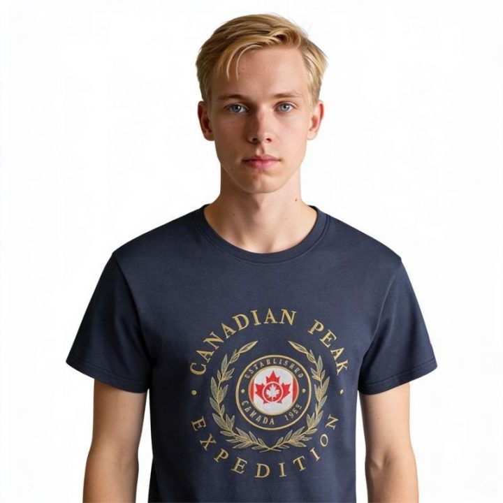 Vyriški marškinėliai Canadian Peak Jigereak, tamsiai mėlyni