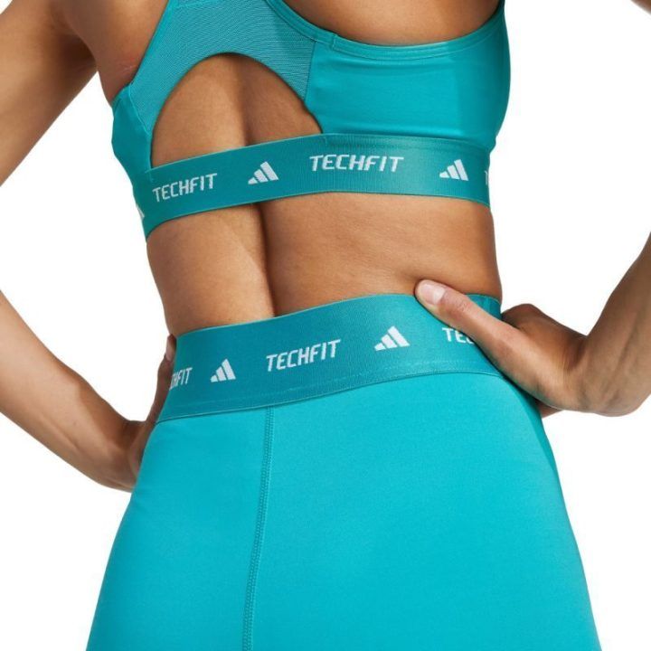 Moteriški kompresiniai šortai adidas Techfit, turkio