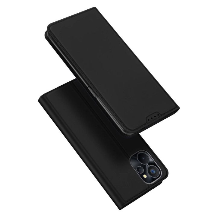 Skin Pro dėklas Realme 10 5G / Realme 9i 5G, skirtas Realme 10 5G, apverčiamam viršeliui, kortelių dėklui, piniginei, juodos spa