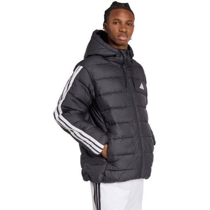 Vyriška striukė su DWR danga adidas Climawarm 3-Stripes, juoda