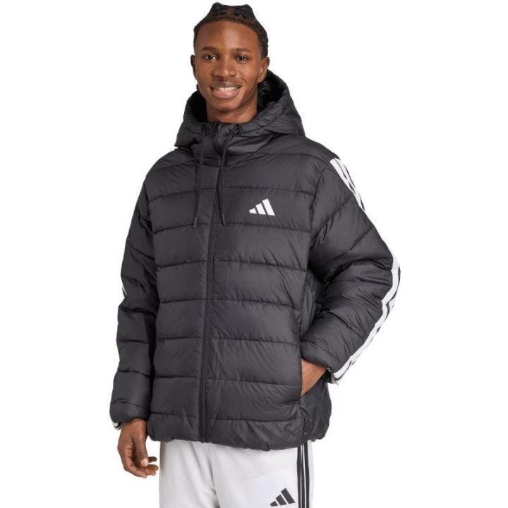 Vyriška striukė su DWR danga adidas Climawarm 3-Stripes, juoda