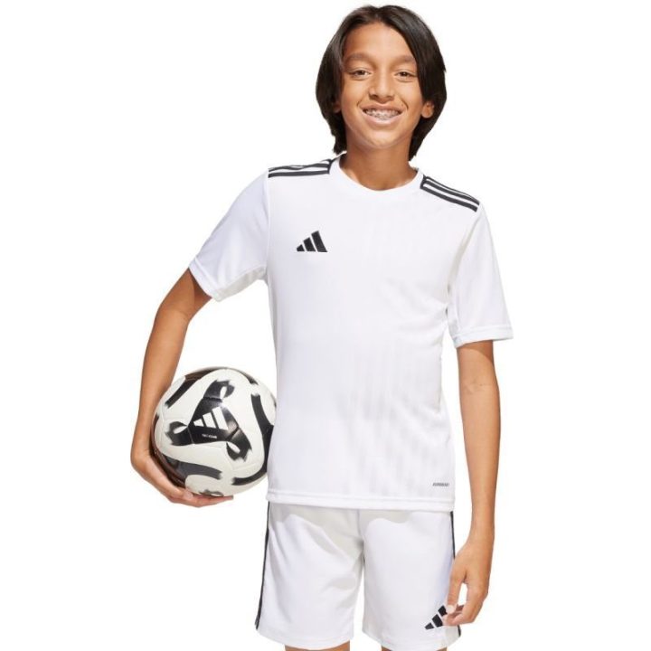 Vaikiški futbolo marškinėliai adidas Campeon 25, balti