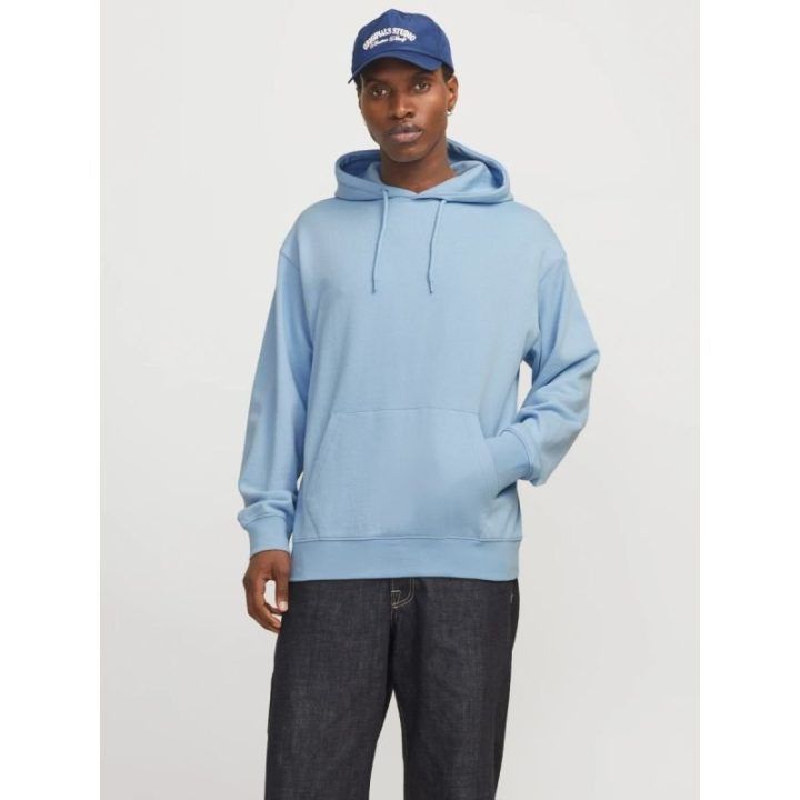 Vyriškas džemperis su gobtuvu Jack&Jones JJESTAR BASIC, mėlynas