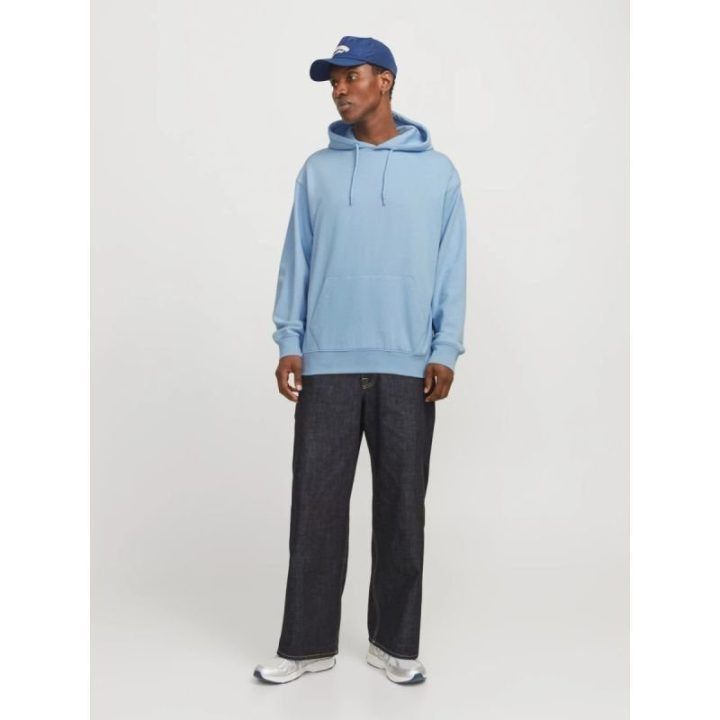 Vyriškas džemperis su gobtuvu Jack&Jones JJESTAR BASIC, mėlynas