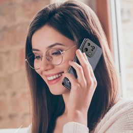 Fino dėklas Xiaomi 13 Pro dėklas su silikoniniu rėmeliu, mėlynas