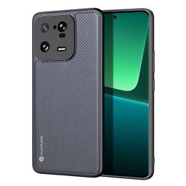 Fino dėklas Xiaomi 13 Pro dėklas su silikoniniu rėmeliu, pilkas