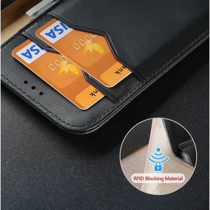 dėklas Samsung Galaxy S23+ flip cover wallet stand RFID lock black