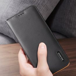 dėklas Samsung Galaxy S23+ flip cover wallet stand RFID lock brown