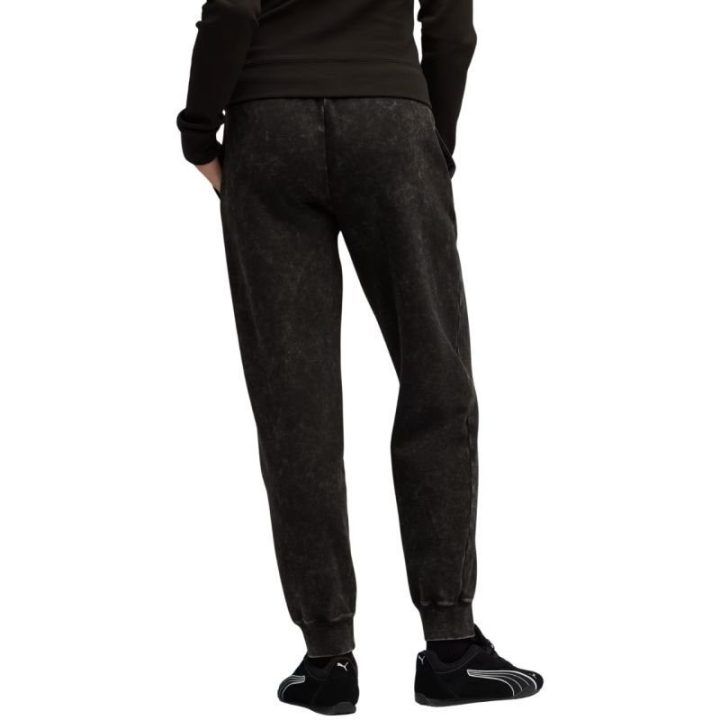 Moteriškos medvilninės sportinės kelnės Puma ESS Elevated Comfort Wash