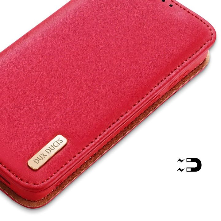 dėklas Samsung Galaxy S23+ flip cover wallet stand RFID lock red