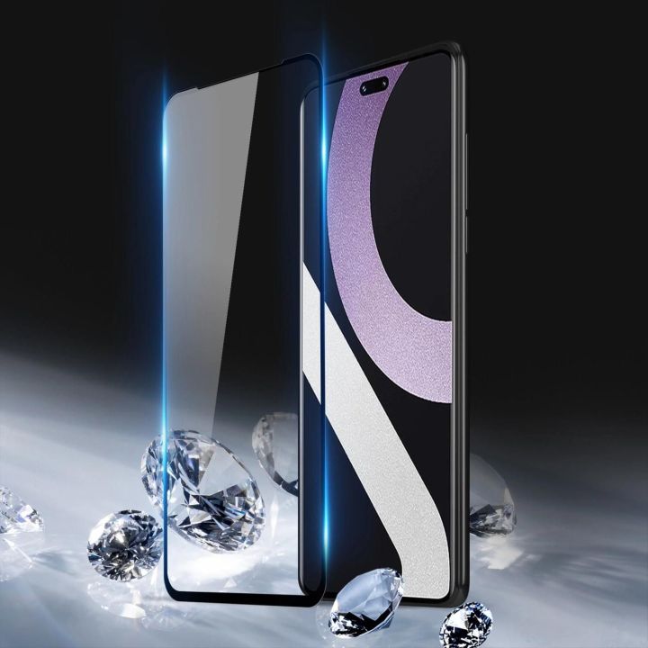 9D grūdintas stiklas Xiaomi 12 Lite 9H grūdintas stiklas su juodu rėmeliu