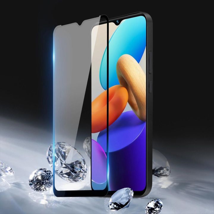 9D grūdintas stiklas Vivo Y35 / Vivo Y22 / Vivo Y22s 9H grūdintas stiklas su juodu rėmeliu