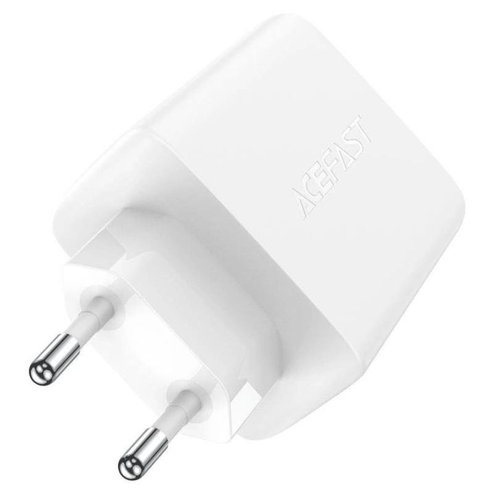 Greitasis įkroviklis Acefast GaN (2xUSB A) PPS / PD / QC4+ 65W, juodas (A41)