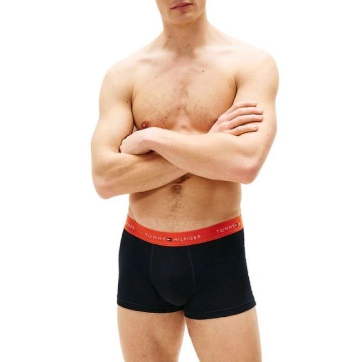 Vyriški bokseriai Tommy Hilfiger, 3 vnt., tamsiai mėlyni