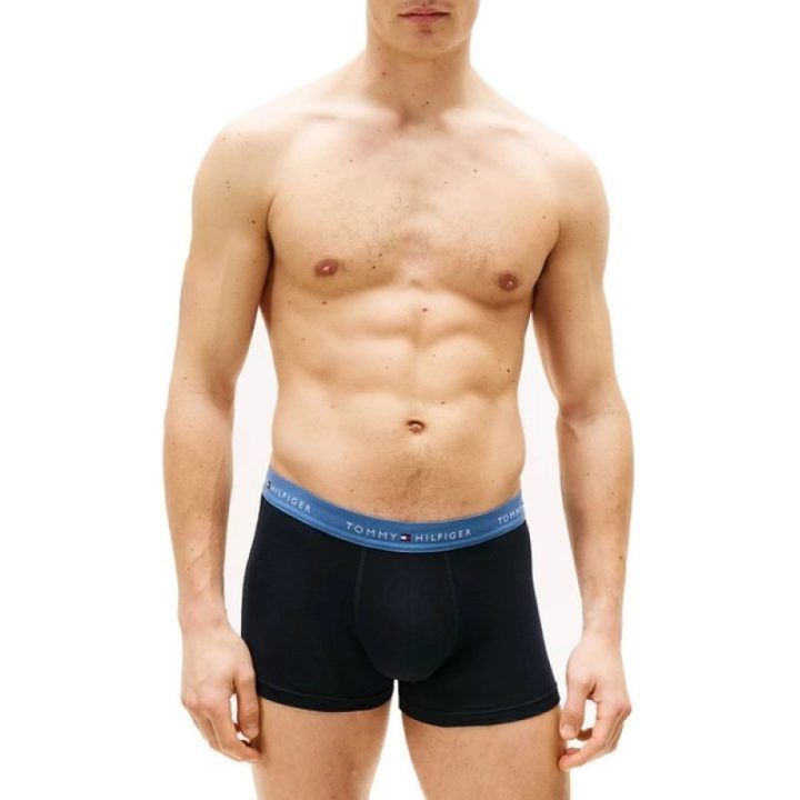 Vyriški bokseriai Tommy Hilfiger, 3 vnt., tamsiai mėlyni