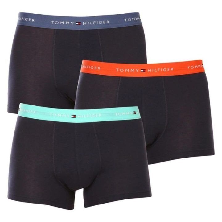 Vyriški bokseriai Tommy Hilfiger, 3 vnt., tamsiai mėlyni