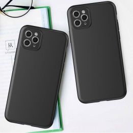Minkštas dėklas Samsung Galaxy A34 5G plonas silikoninis dangtelis juodas