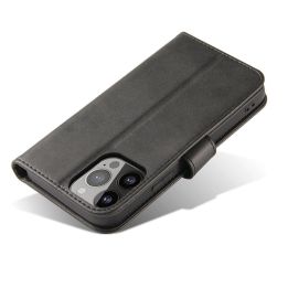 Magnetinis dėklas Realme 10 Pro dėklas su atvartu, piniginės stovas, juodas