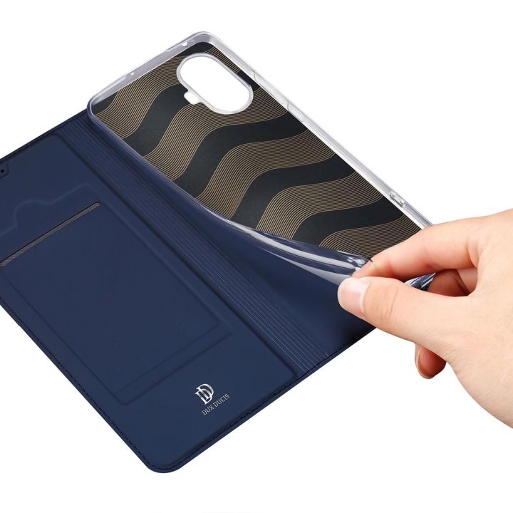 Skin Pro dėklas Realme 10 Pro flip cover card wallet stand blue