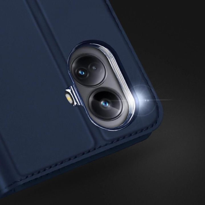 Skin Pro dėklas Realme 10 Pro flip cover card wallet stand blue