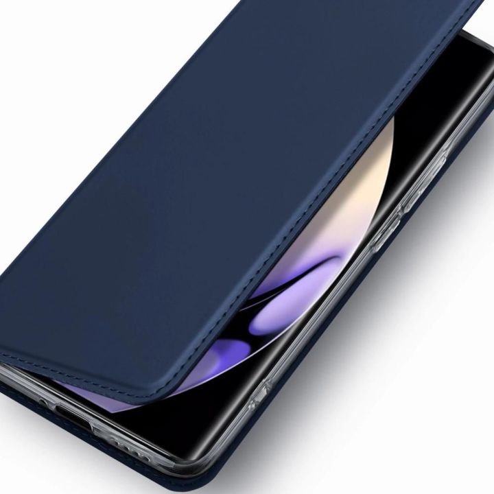 Skin Pro dėklas Realme 10 Pro flip cover card wallet stand blue