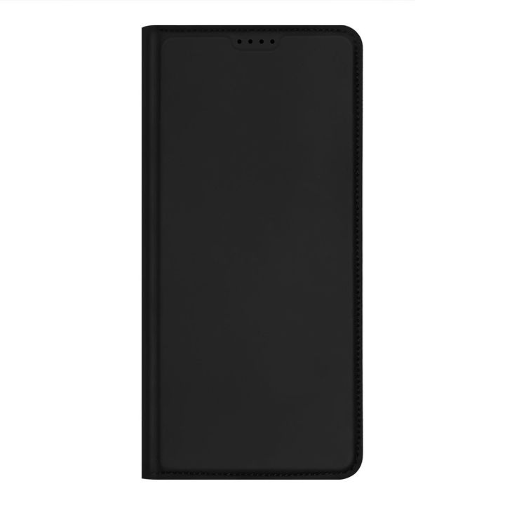 Skin Pro dėklas Realme 10 Pro+ su atverčiamu dangteliu, skirtas kortelei, piniginei, juodos spalvos