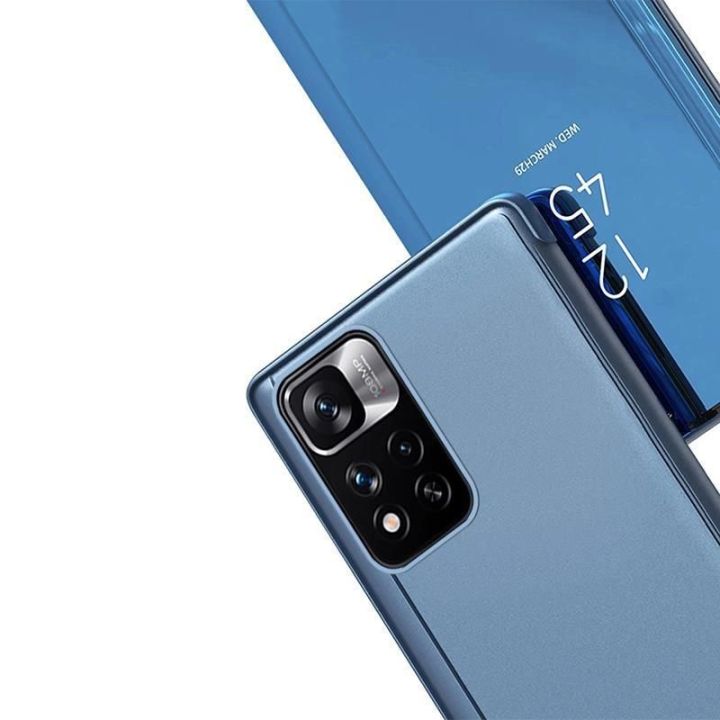 Clear View dėklas Realme 10 apverčiamasis dangtelis juodas
