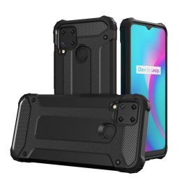 Hibridinis šarvuotas dėklas Realme 10 5G / Realme 9i 5G šarvuotas hibridinis dėklas, juodas